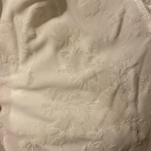 Free People Floral Semi Sheer Babes in Bandeaus Bodysuit NWT L-XL - Picture 5 of 12